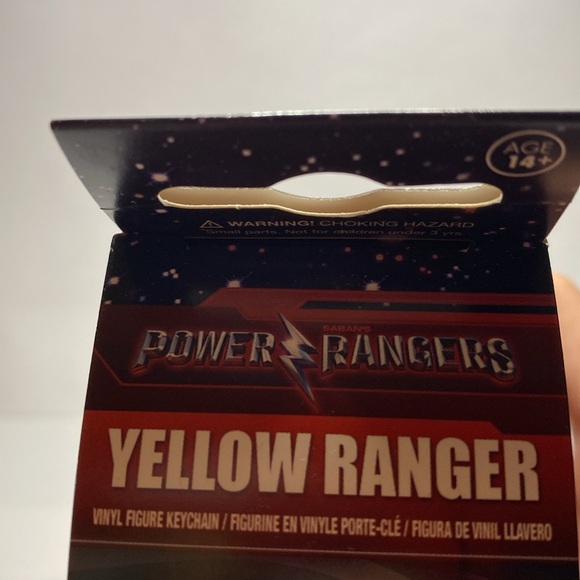 Pocket POP Keychain Power Rangers Yellow Ranger Mini Figure - Picture 5 of 5